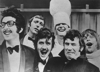 [Monty Python group photo from Dirty Fork]