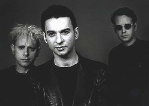 [Depeche Mode group photo]